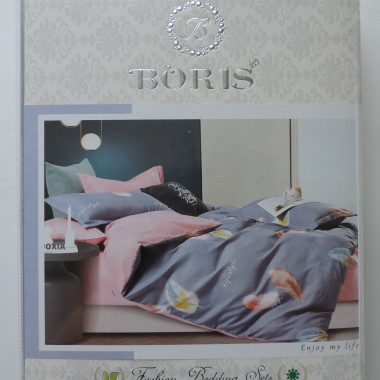 КПБ BORIS (Сатин), в ассортименте (10) - 1 КПБ BORIS (Сатин), в ассортименте (10) - 1