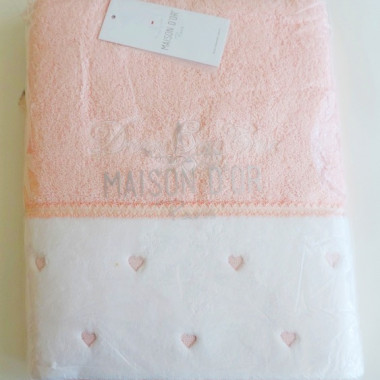 MAISON D OR Полотенце LAVOINE herts 85х150 цв. Персик - 1 MAISON D OR Полотенце LAVOINE herts 85х150 цв. Персик - 1