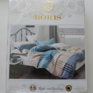 КПБ BORIS (Сатин), простыня на резинке, в ассортименте (50) - 1 КПБ BORIS (Сатин), простыня на резинке, в ассортименте (50) - 1