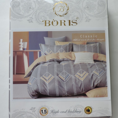 КПБ BORIS (Сатин) простыня без резинки, в ассортименте (6) - 1 КПБ BORIS (Сатин) простыня без резинки, в ассортименте (6) - 1