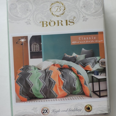 КПБ BORIS (Сатин) простыня без резинки, в ассортименте (32) - 1 КПБ BORIS (Сатин) простыня без резинки, в ассортименте (32) - 1