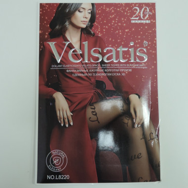 Колготки Velsatis 20Den, арт.8220, р. S-XL, цв. в ассортименте - 1 Колготки Velsatis 20Den, арт.8220, р. S-XL, цв. в ассортименте - 1