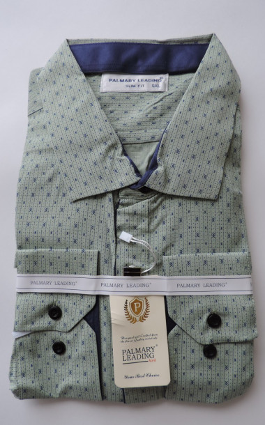 Рубашка мужская д-рукав PALMARY LEADING арт. TLJ-673-6, р. 2XL-7XL - 1 Рубашка мужская д-рукав PALMARY LEADING арт. TLJ-673-6, р. 2XL-7XL - 1