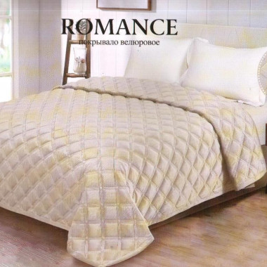 Покрывало велюровое ROMANCE р.240х250, цв. в ассортименте - 4 Покрывало велюровое ROMANCE р.240х250, цв. в ассортименте - 4