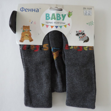 Колготки детские BABY (термо), арт. ZK-1028, в ассортименте - 4 Колготки детские BABY (термо), арт. ZK-1028, в ассортименте - 4